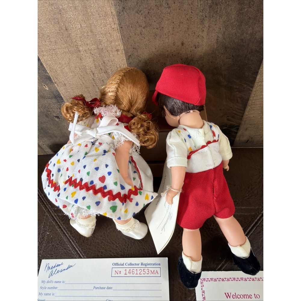Vintage Madame‎ Alexander Jack and Jill 8" Dolls Storyland Box Wear Stain 1987 - Picture 8 of 16